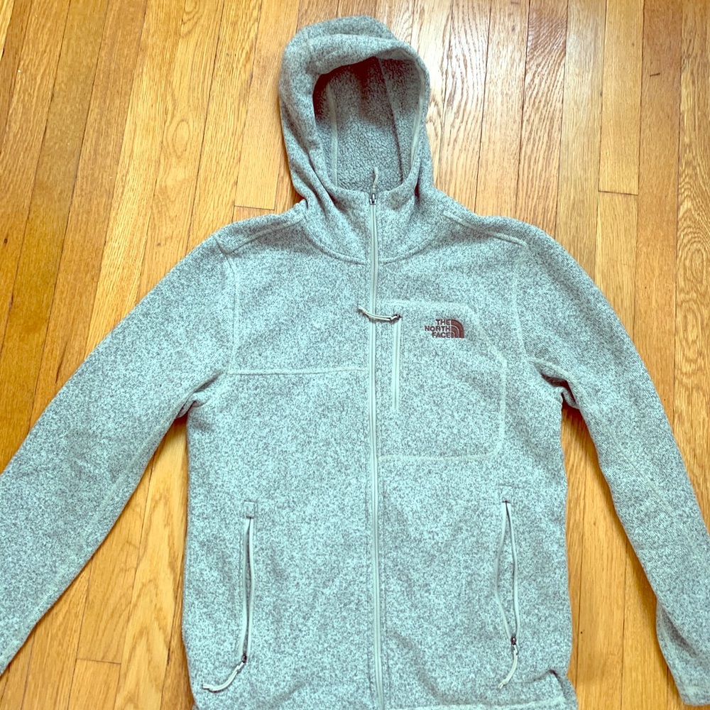 North Face hooded fleece